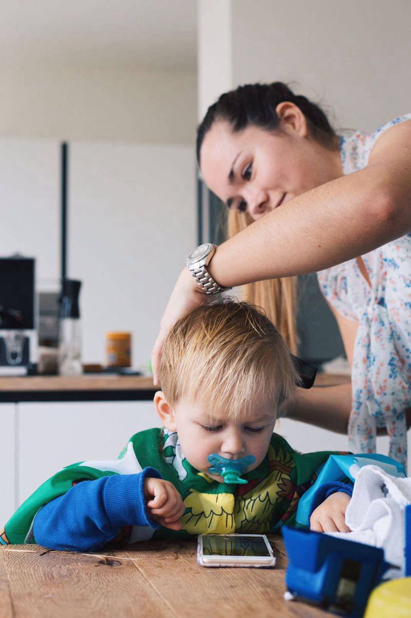 Haren wassen en knippen kinderen Nieuwerkerk aan den IJssel